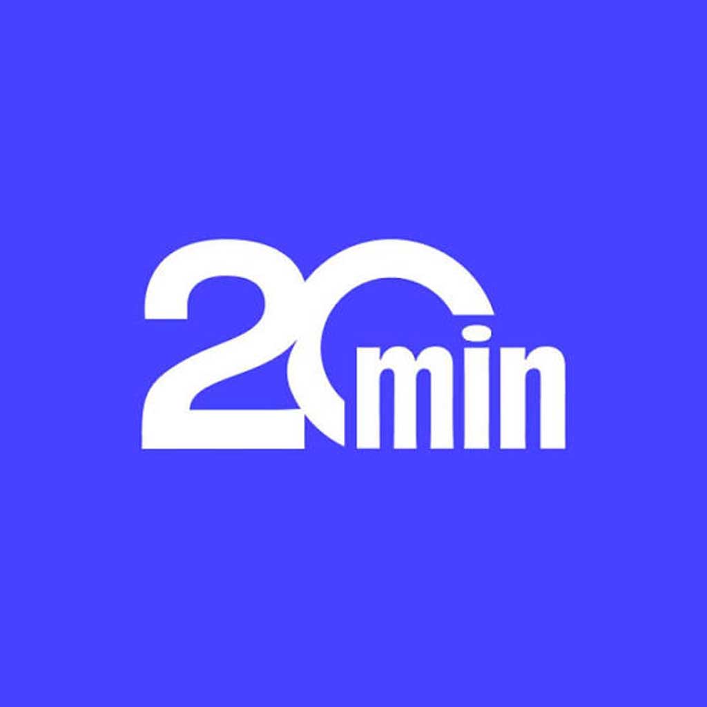 20 minutes logo